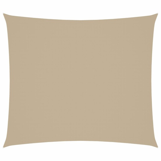 Voile de parasol tissu oxford rectangulaire 2,5x3 m beige