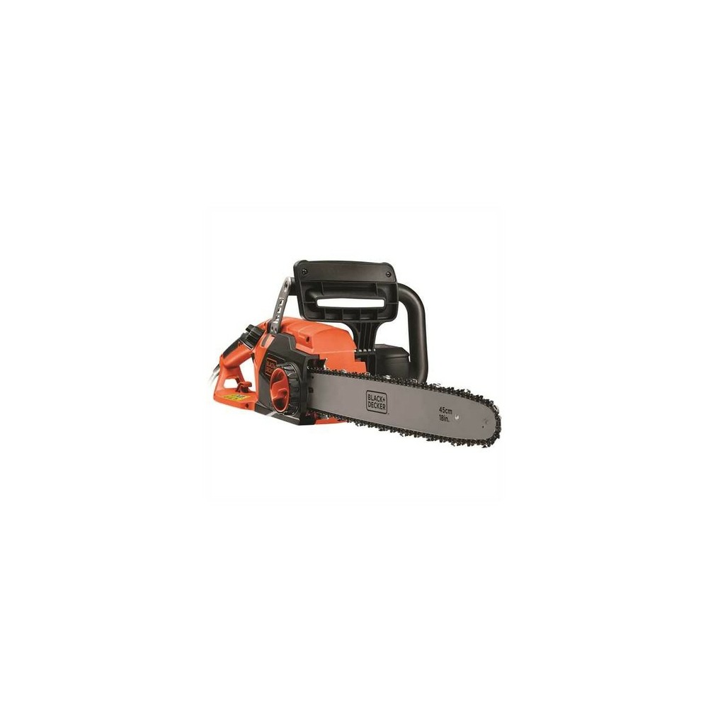 Tronçonneuse electrique 2200w lame 45cm pompe à huile automatique black & decker