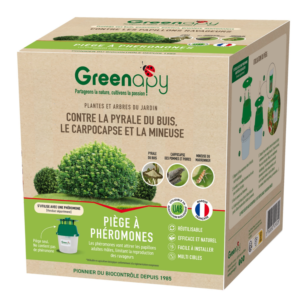 Piège entonnoir : papillons (mineuse, carpocapses)