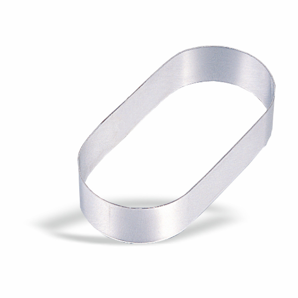 Moule à gâteau ovale en inox l 25 cm - pujadas