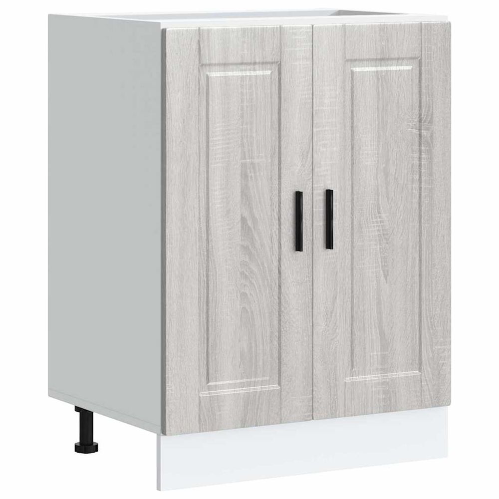 Armoire de cuisine porto sonoma gris bois d'ingénierie