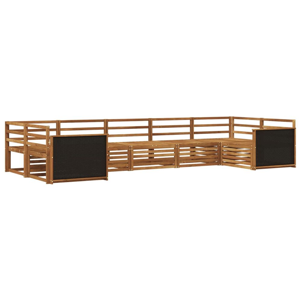 Ensemble de canapés d'extérieur 7 pc naturel