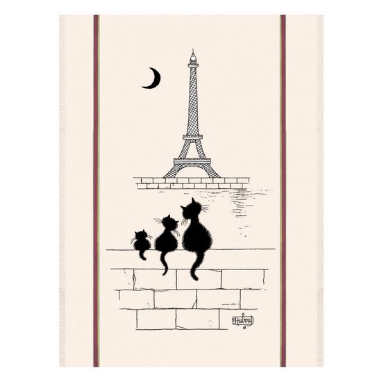Grand torchon dubout chats tour eiffel