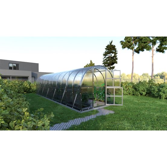 Serre en polycarbonate arch 24m² (3x8m), 6mm