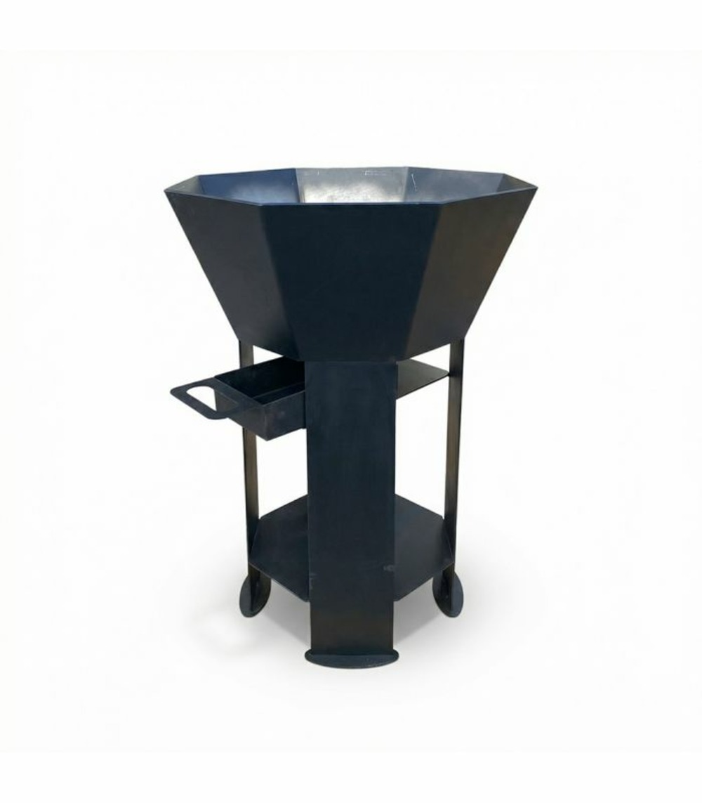 Braséro nu extérieur aknor, acier, thermolaqué, 60cm de diamètre - jardin d'acier rld-ak-60