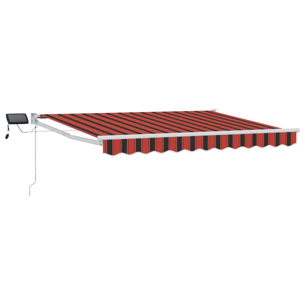 Store rétractable manuel avec leds 3,5 x 2 m