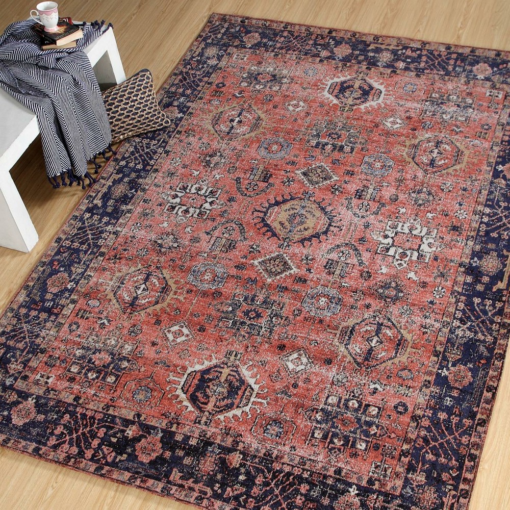 Tapis orient 160x230 nomedi rouge , tapis en coton