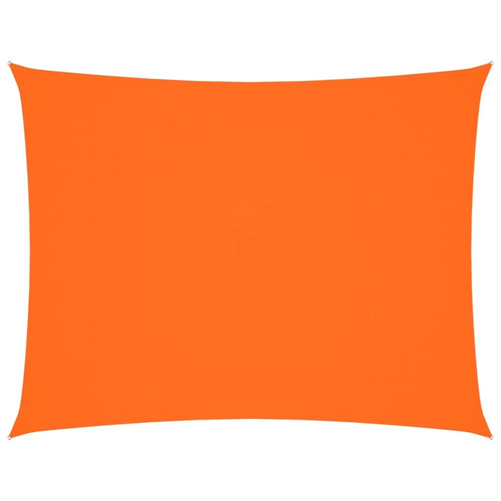 Voile de parasol tissu oxford rectangulaire 3x4 m orange