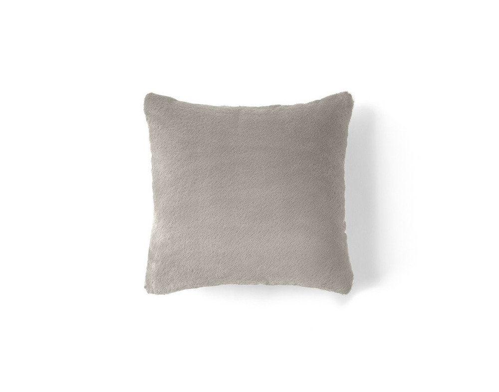 Crocus - coussin - en fausse fourrure - 35x35 cm