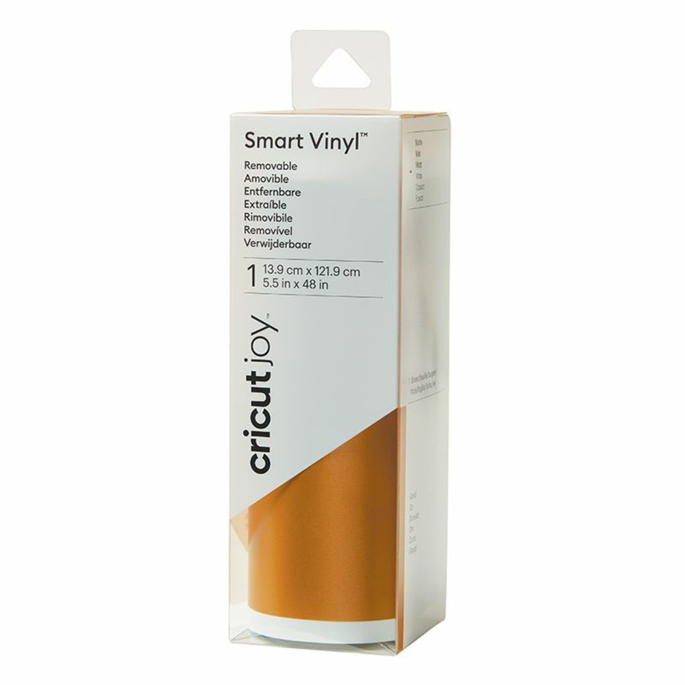 Vinyle amovible doré mat 121,9 x 13,9 cm - cricut joy