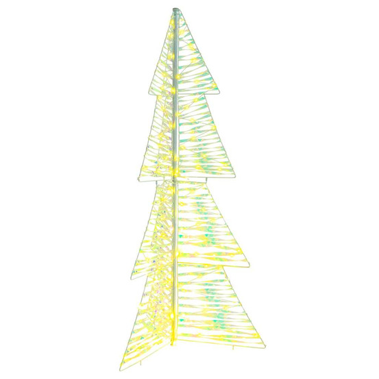 Sapin de noël avec 160 led blanc chaud 150 cm pet