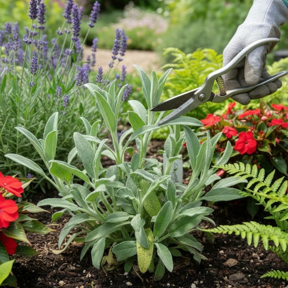 Sauge à feuilles de lavande roquefure - sans traitement lot de 3 godets