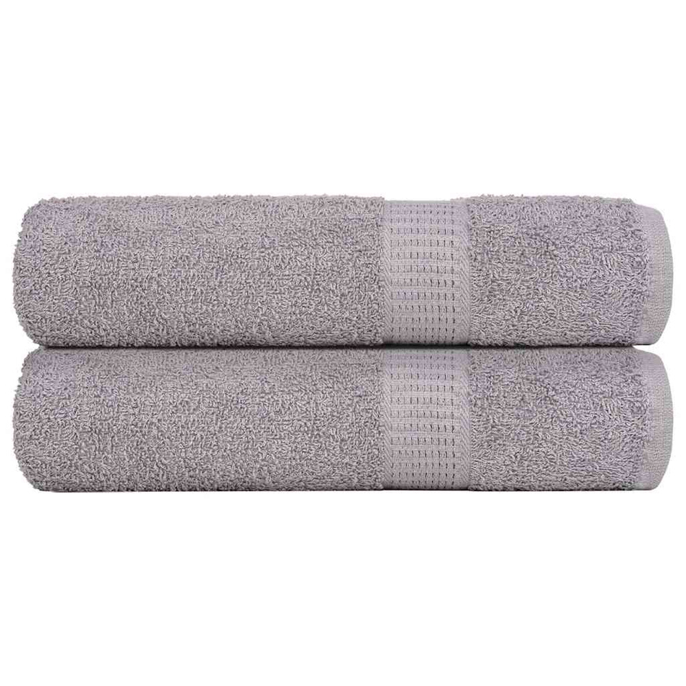 Essuie-mains frogn 2 pcs gris 50x100 cm 360 g/m²