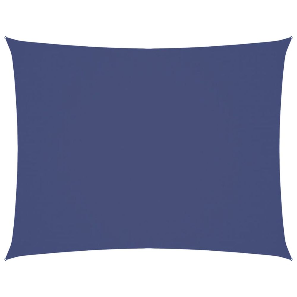 Voile de parasol tissu oxford rectangulaire 2x3,5 m bleu