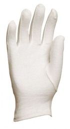5 paires de gants blancs en coton - taille 8