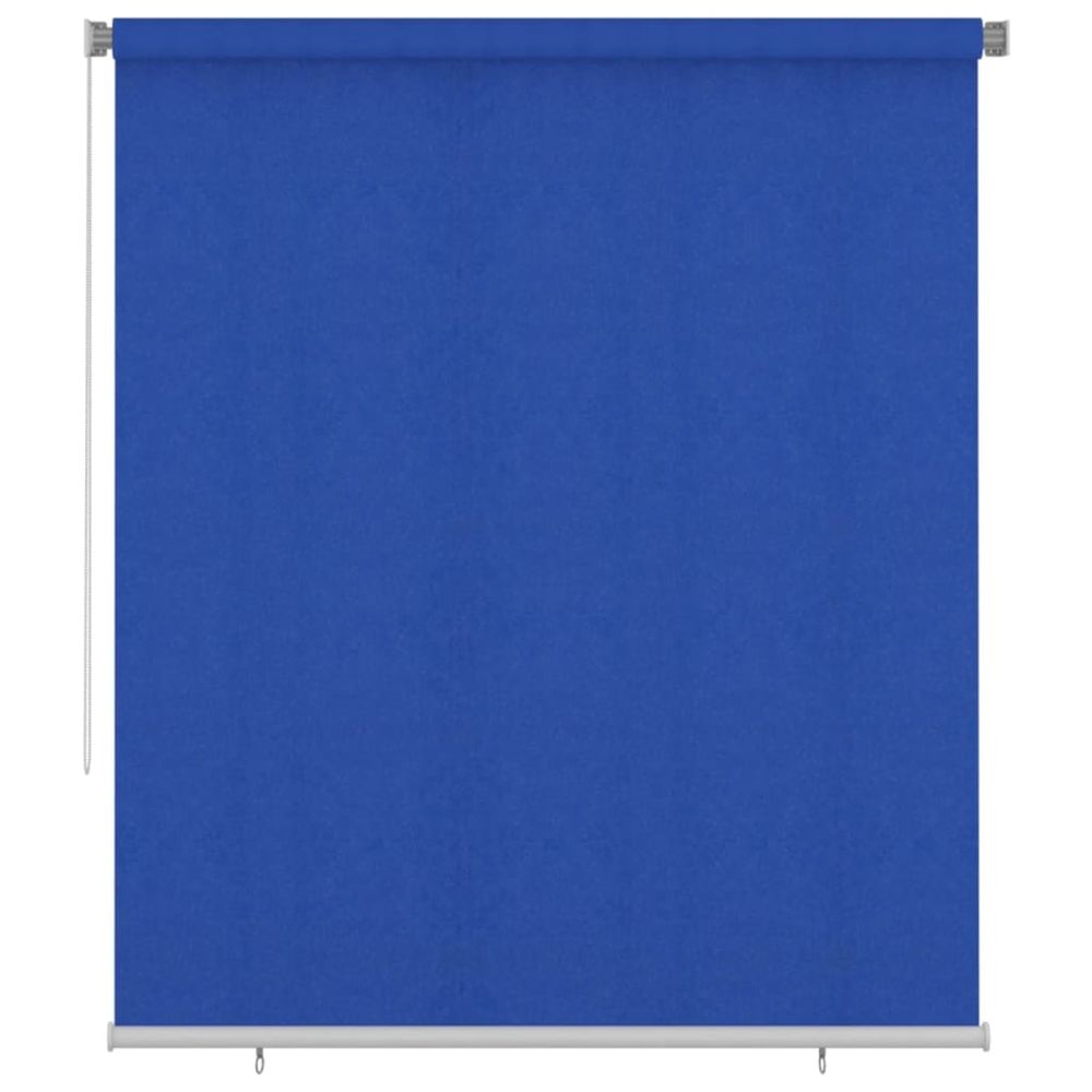 Store roulant d'extérieur 200x230 cm bleu pehd
