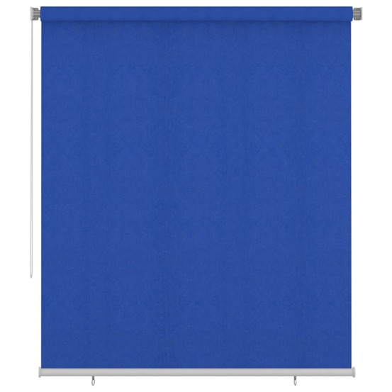 Store roulant d'extérieur 200x230 cm bleu pehd
