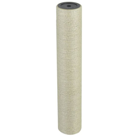 Poteau griffoir chat sisal naturel remplacement arbre à chat soin des griffes 45x8 cm beige