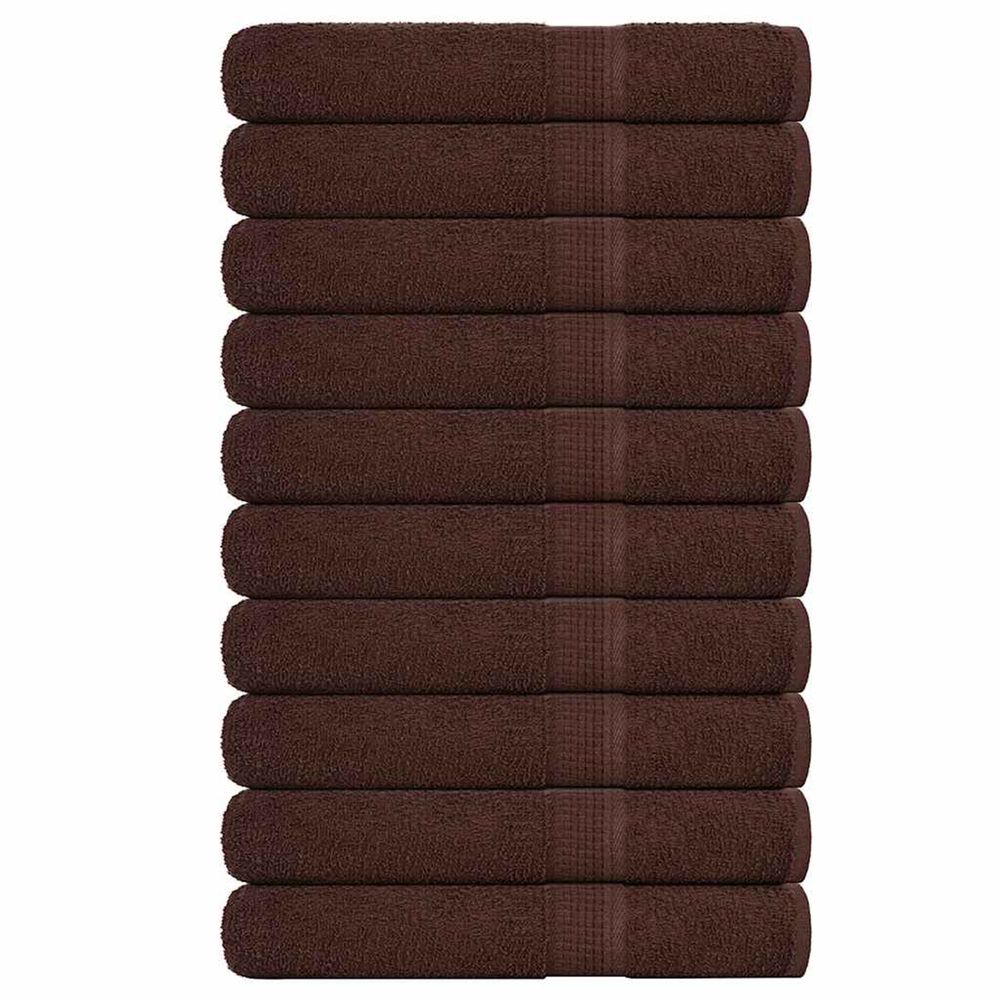 Serviettes frogn 10 pcs marron 100x200 cm 360 g/m²
