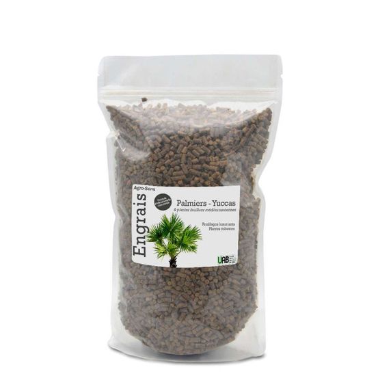 Engrais palmiers et yuccas - agro sens - sachet 1 kg