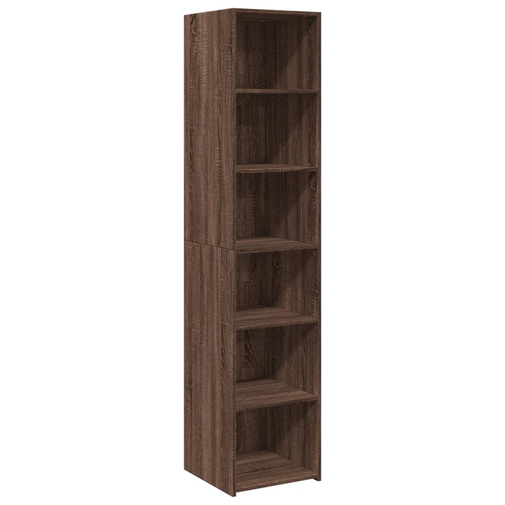 Buffet bahut commode armoire meuble de rangement organisateur cuisine salle de séjour salon haut 40 x 41 x 185 cm bois d'ingé
