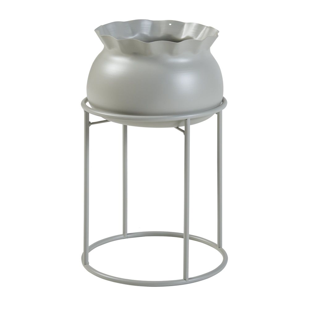 Porte-plantes style intemportel support 38 x 24 cm beige
