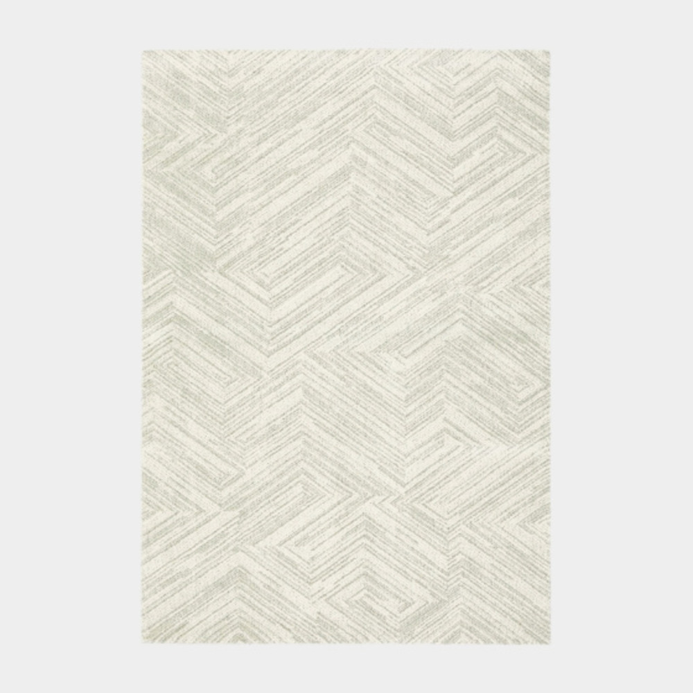 Tapis ultra-doux - minimaliste - crème dessin graphique clair - 80 x 150 cm