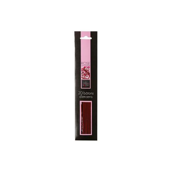 Lot de 20 bâtons d'encens 25cm rose