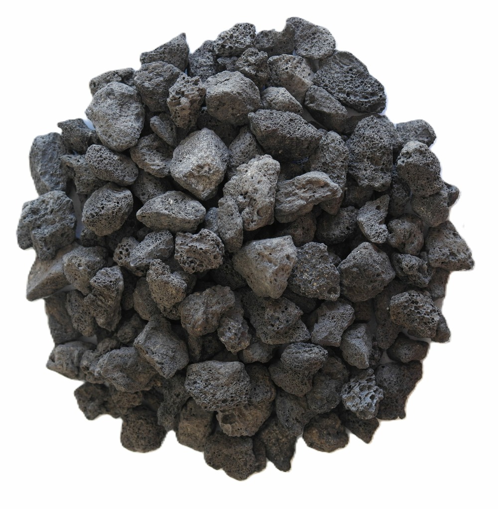 Pouzzolane noire 7/15 en big bag d'1m3