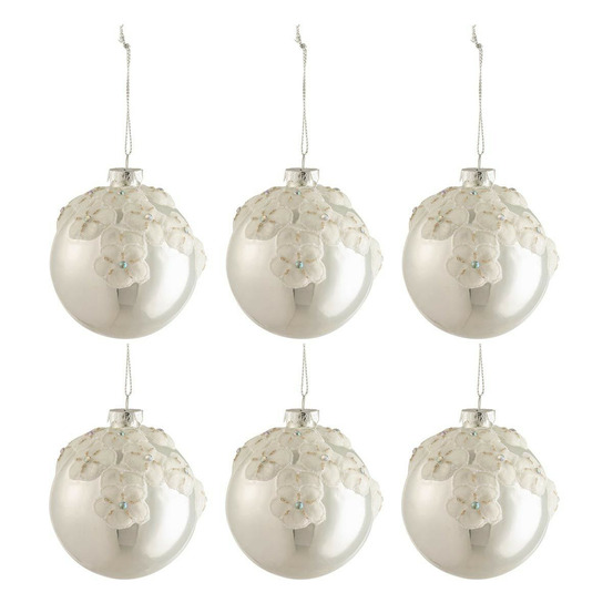 Lot de 6 boules de noël