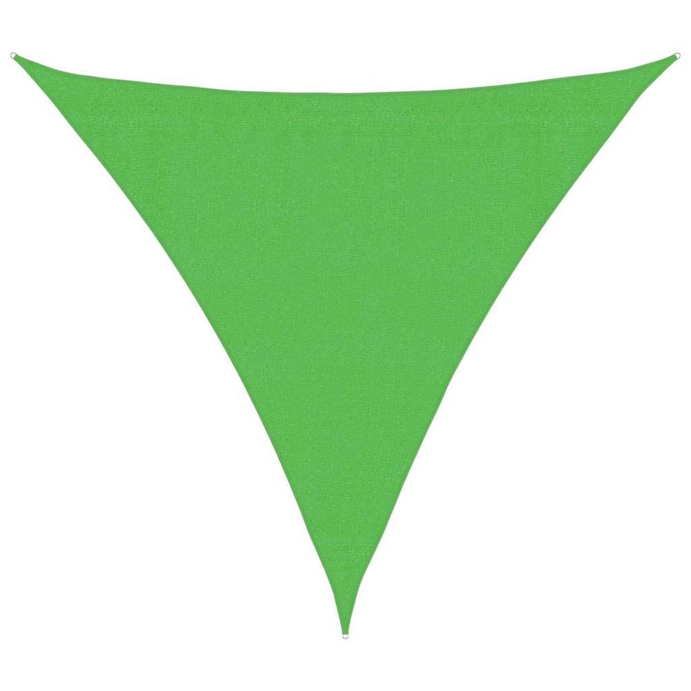 Voile d'ombrage 160 g/m² vert clair 3,6x3,6x3,6 m pehd