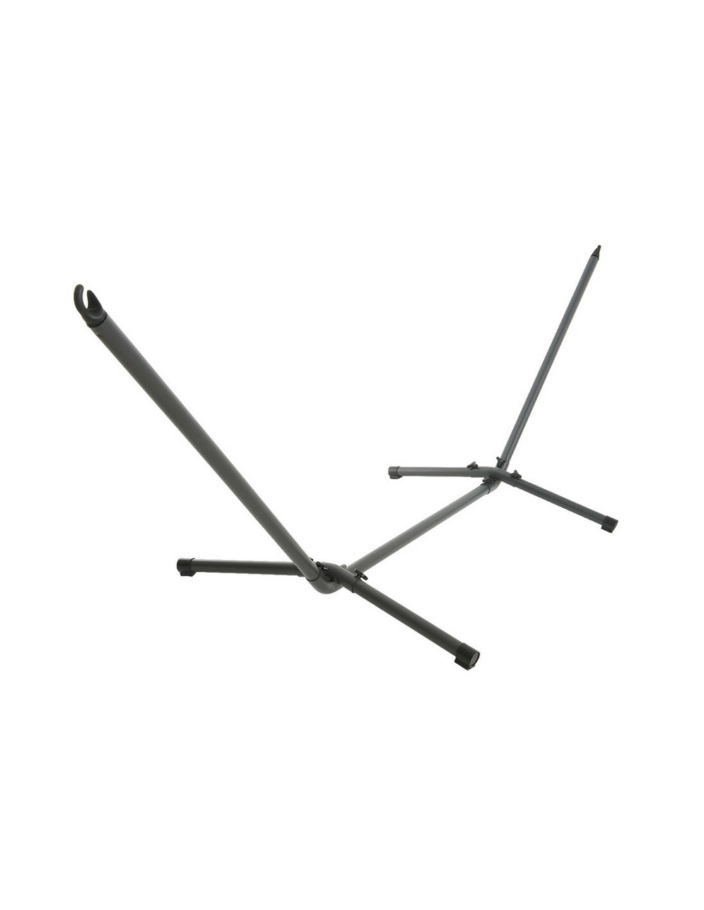 Structure en fer pour hamac d'exterieur 93x300x105cm couleur anthracite