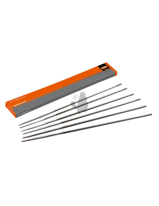 Lime ronde bahco pour chaîne de tronçonneuse. Diamètre 5,2mm. (vendue par 6). -pl