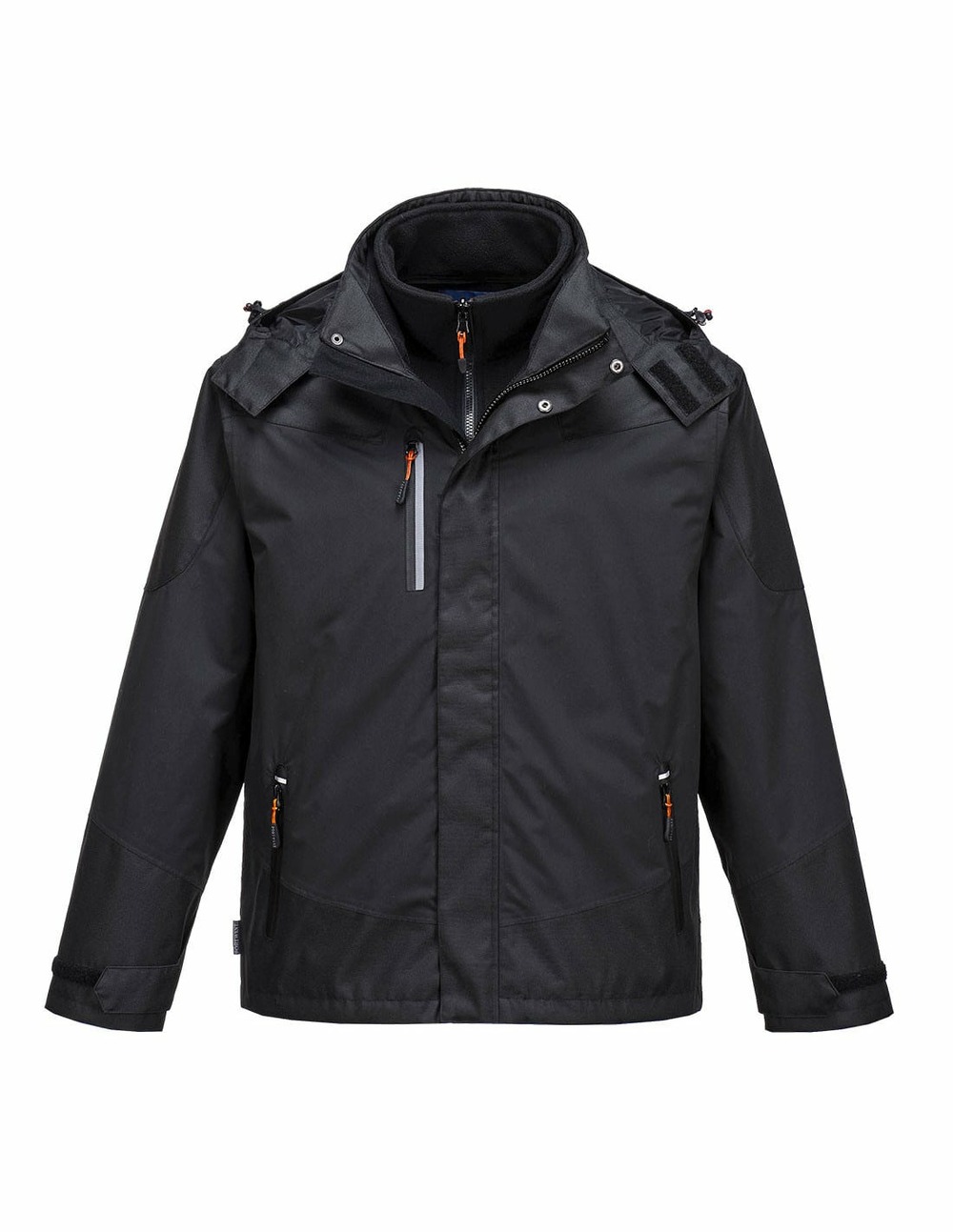 Parka 3 en 1 radial couleur : noir taille m - portwest
