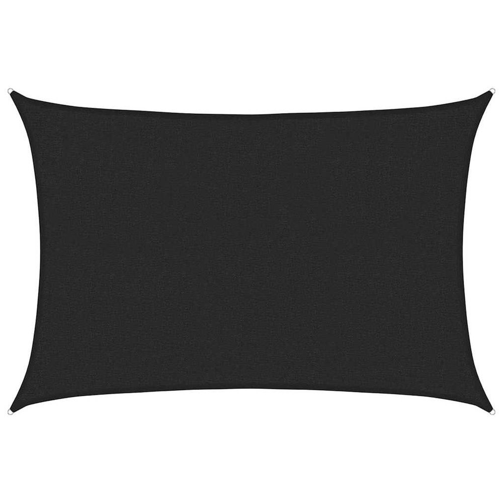 Voile d'ombrage 160 g/m² noir 2x2,5 m pehd