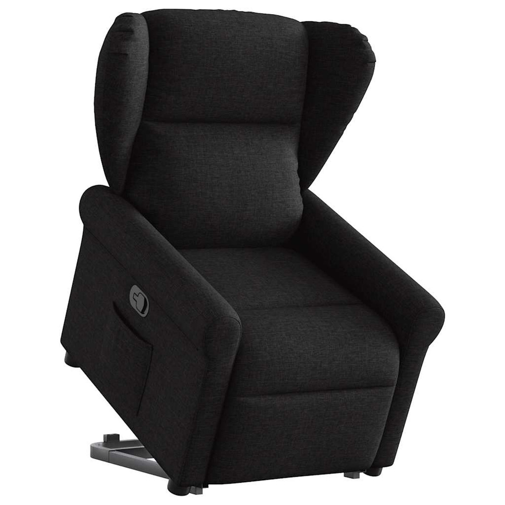 Fauteuil inclinable noir tissu