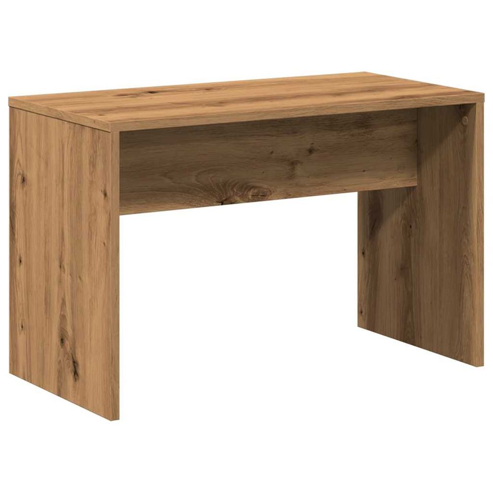 Tabouret de toilette chêne artisanal 70x35x45cm bois ingénierie