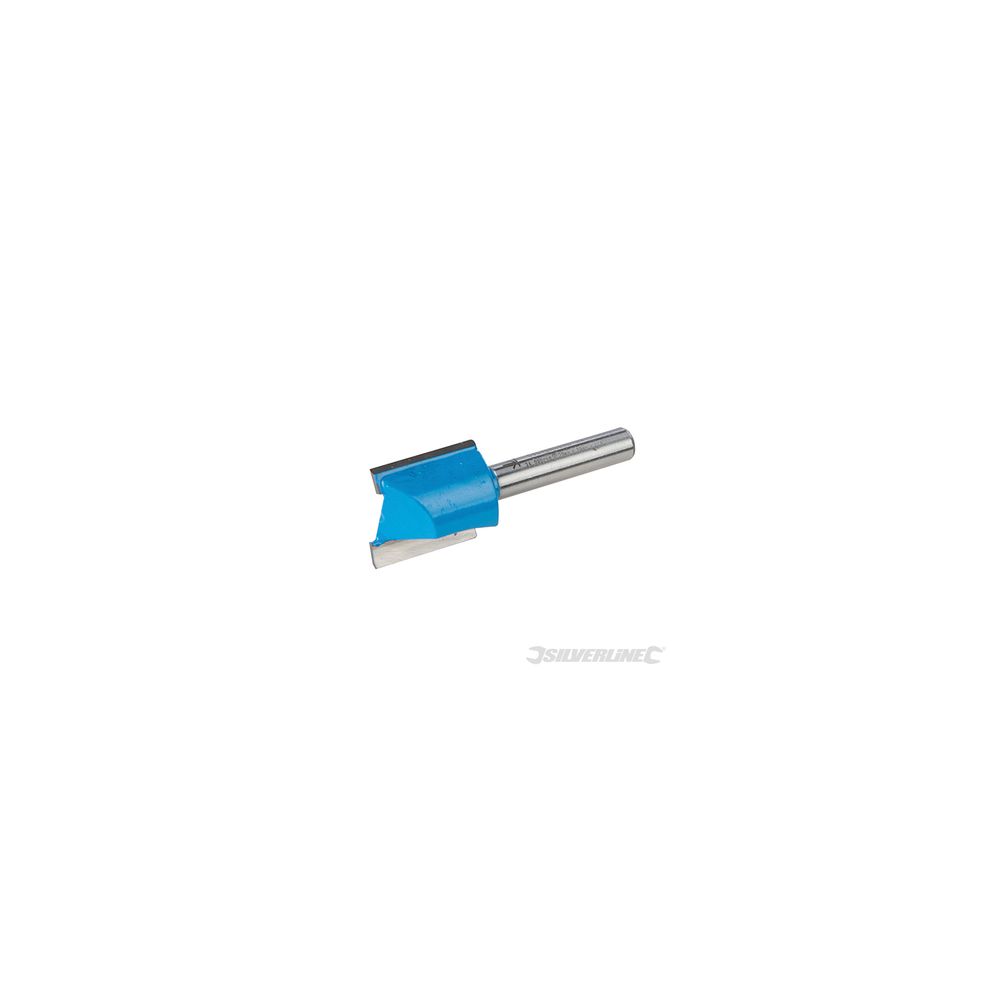 Silverline - fraise droite métrique 1/4'' - 20 x 20 mm