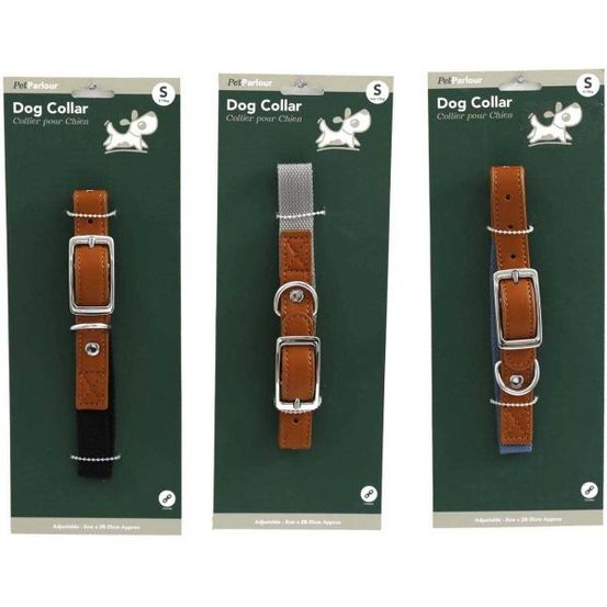 Collier en polyester pour chien (lot de 3) s - 35 cm