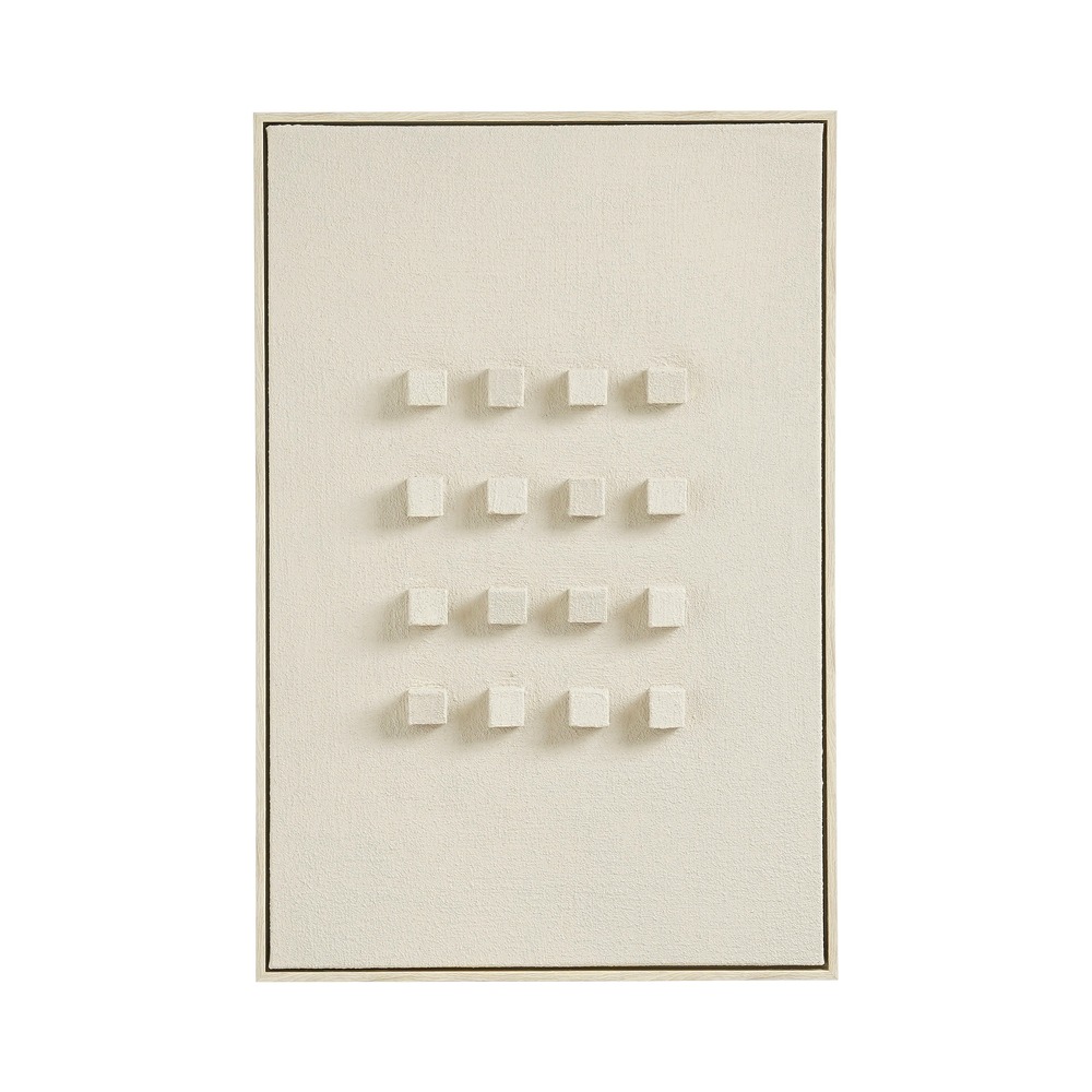 Mica decorations decoration murale - tableau decoration murale japandi abstrait 60 x 40 x 3 cm - decoration maison pour salon ou