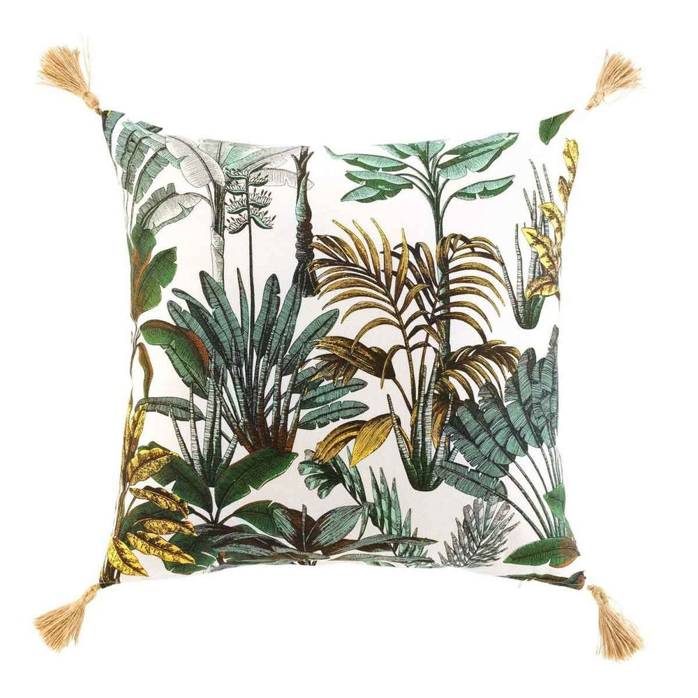 Coussin déco imprimé 