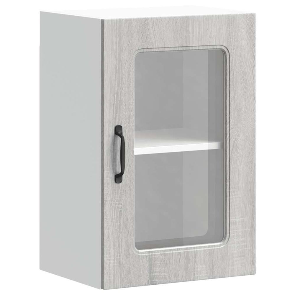 Armoire murale de cuisine avec porte vitrée 