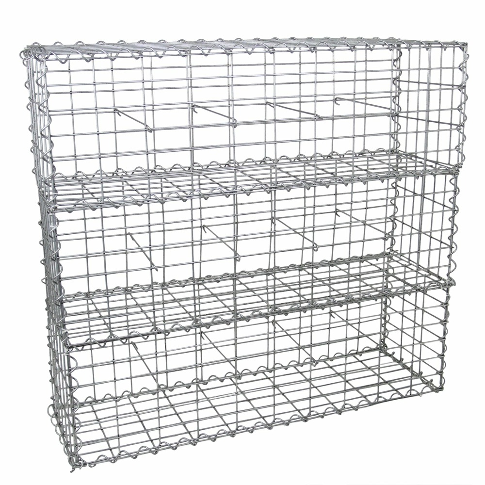 Lot de 3 paniers de gabions 100cm x 30cm x 30cm
