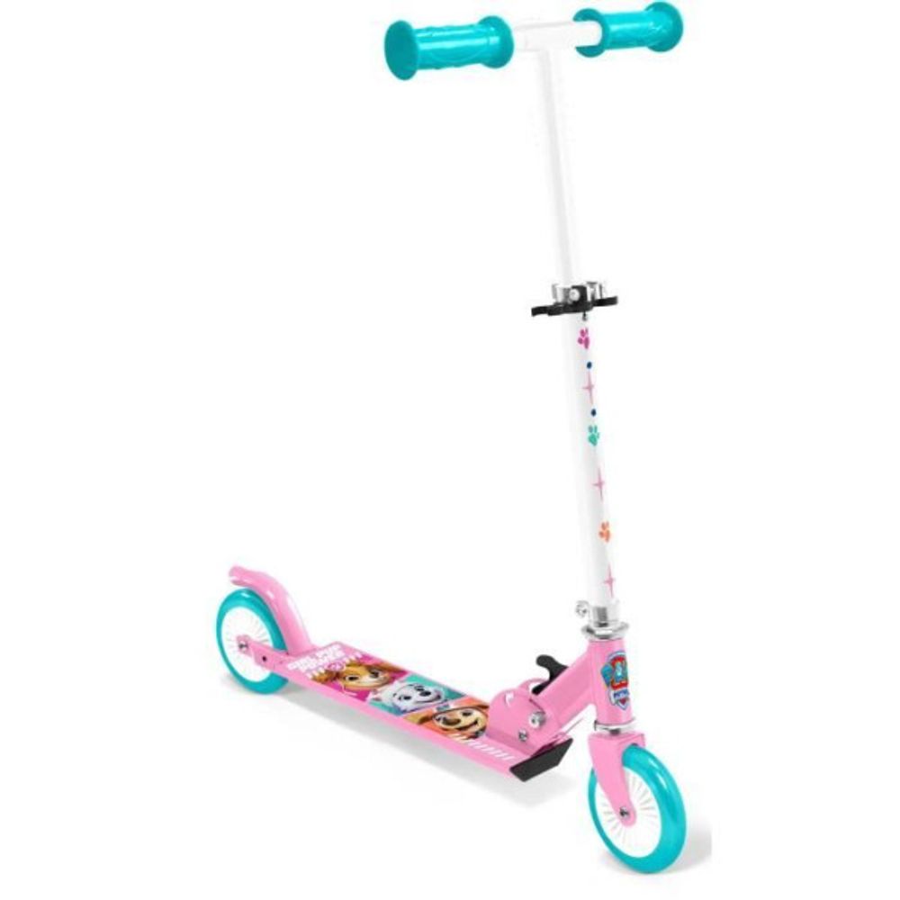 Trottinette pliable - pat'patrouille - rose