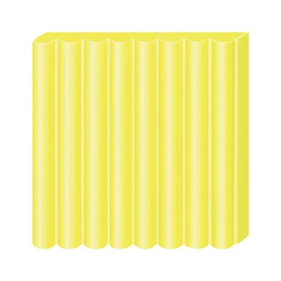 Pâte fimo - jaune fluo 101