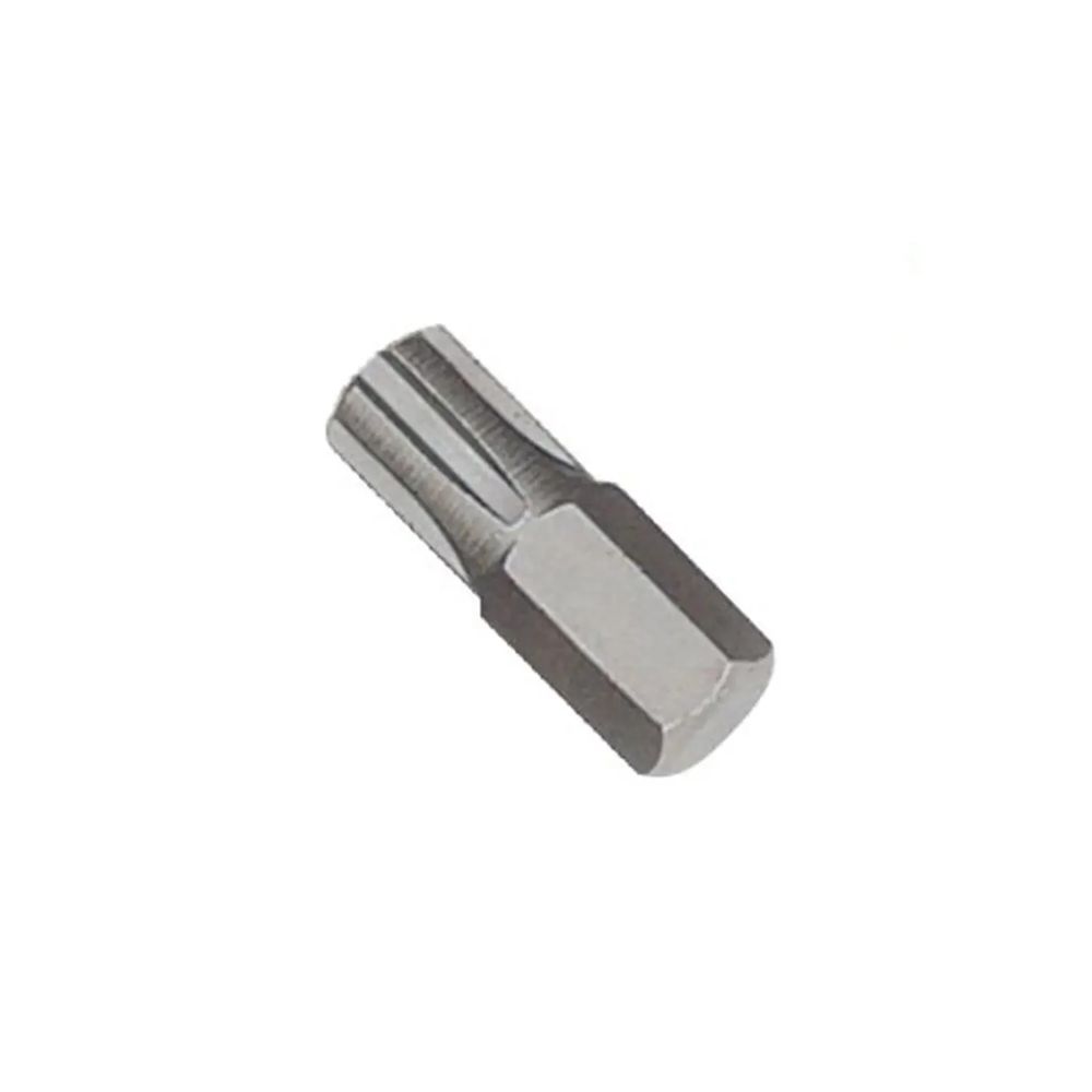 Embout ribe, 6 pans 10mm, acier s2