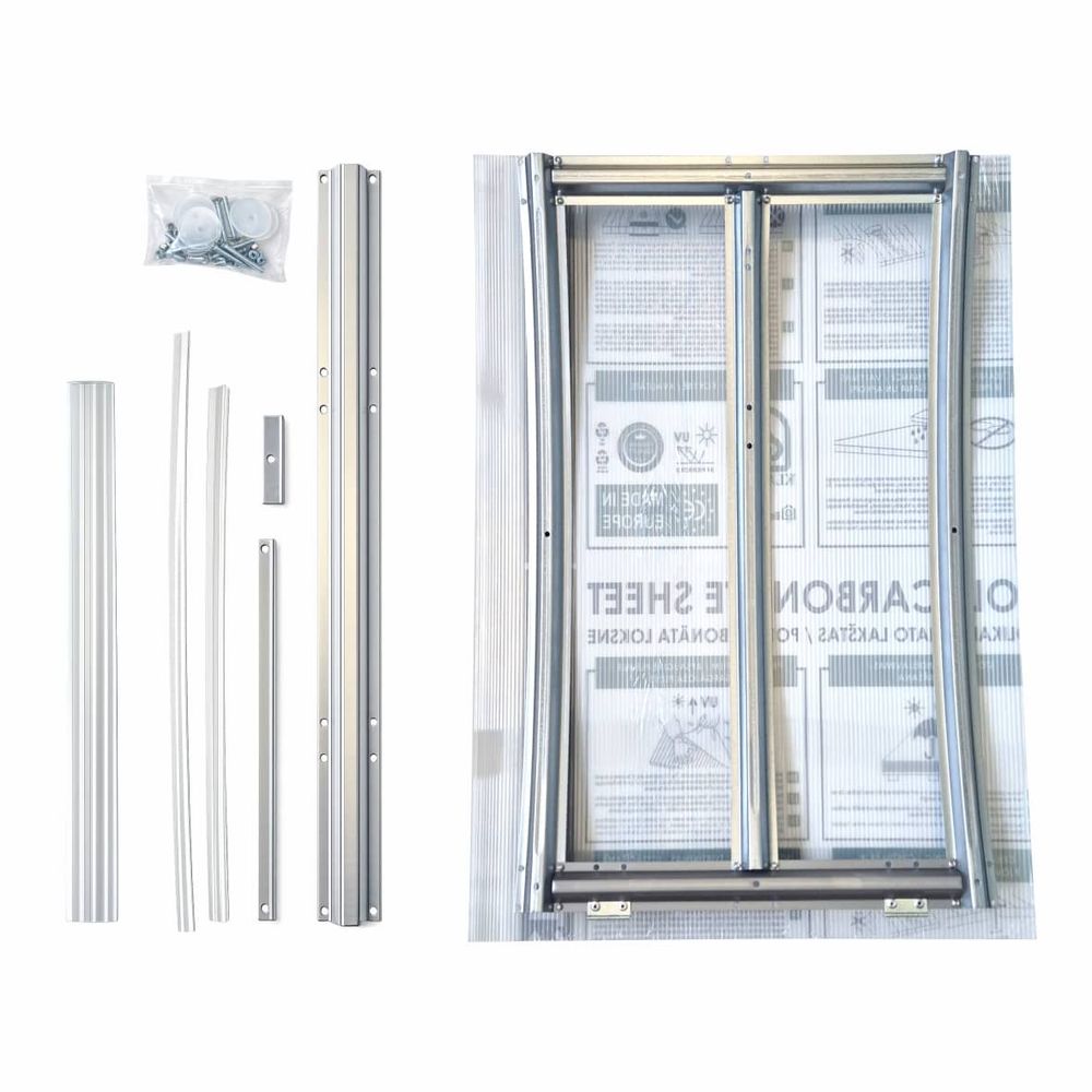 Lucarne automatique pour serre baltic lt 100x60 cm, ouvre-lucarne inclus, polycarbonate 6 mm