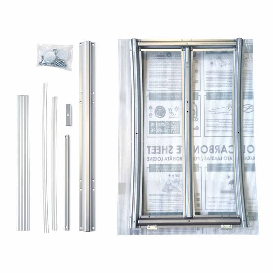 Lucarne automatique pour serre baltic lt 100x60 cm, ouvre-lucarne inclus, polycarbonate 6 mm