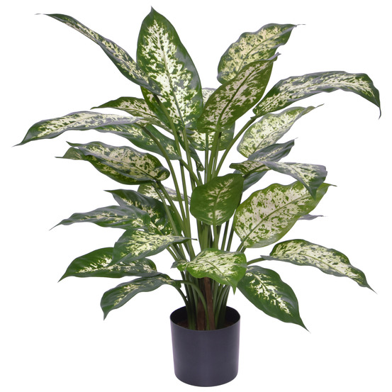 Plante artificielle dieffenbachia deluxe 60cm en pot
