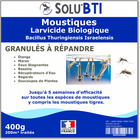 Solu'bti - moustiques - 400 gr de larvicide biologique
